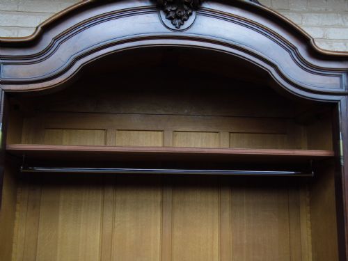FRENCH ROSEWOOD ARMOIRE - ADDITIONAL PHOTO 3