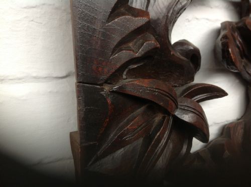 PAIR OF ORIENTAL CARVINGSGREAT WALL PANELS - ADDITIONAL PHOTO 2