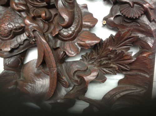 PAIR OF ORIENTAL CARVINGSGREAT WALL PANELS - ADDITIONAL PHOTO 3