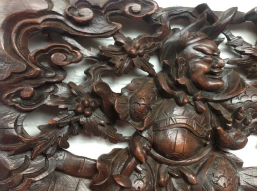 PAIR OF ORIENTAL CARVINGSGREAT WALL PANELS - ADDITIONAL PHOTO 5