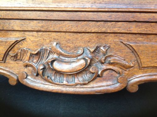 CARVED OAK FRENCH ARMOIRE - ADDITIONAL PHOTO 3