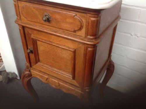 PAIR OF FRENCH BEDSIDE CABINETS - ADDITIONAL PHOTO 6