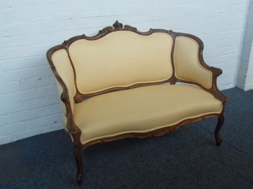 french walnut sofa - CATEGORY: ANTIQUE SOFAS - DATED 1880