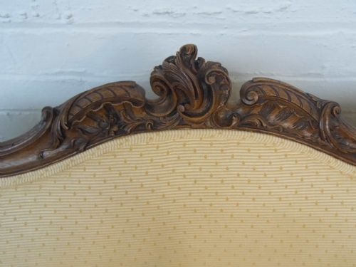FRENCH WALNUT SOFA - ADDITIONAL PHOTO 1