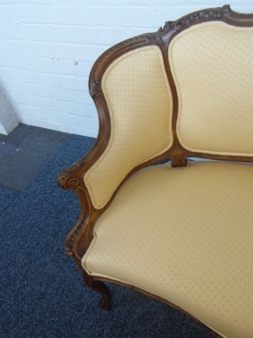 FRENCH WALNUT SOFA - ADDITIONAL PHOTO 3
