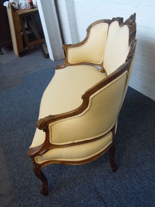 FRENCH WALNUT SOFA - ADDITIONAL PHOTO 4
