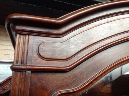 LARGE OAK FRENCH ARMOIRE - ADDITIONAL PHOTO 5
