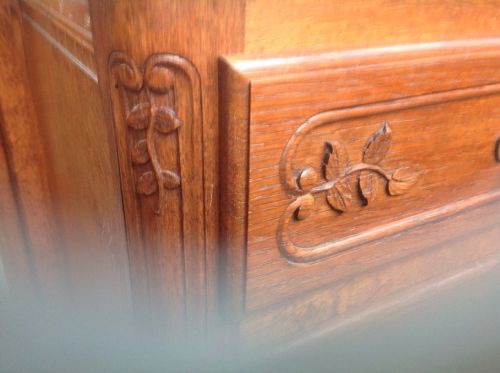 FRENCH MARBLE TOP DRESSING TABLE CHEVAL MIRROR - ADDITIONAL PHOTO 10
