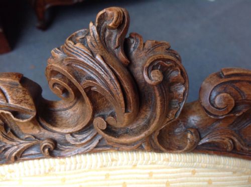 FRENCH WALNUT SOFA - ADDITIONAL PHOTO 7