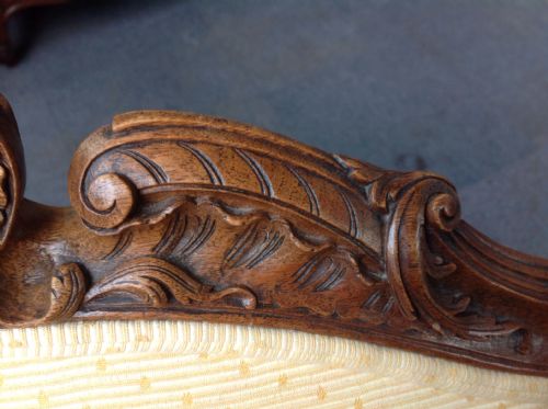 FRENCH WALNUT SOFA - ADDITIONAL PHOTO 8