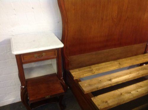 FRENCH MAHOGANY BED - ADDITIONAL PHOTO 4