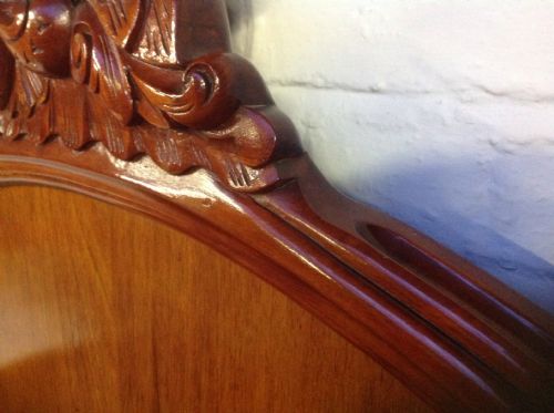 FRENCH MAHOGANY BED - ADDITIONAL PHOTO 5