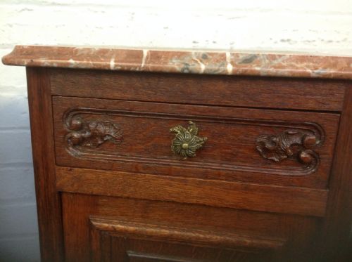 PAIR OF FRENCH BEDSIDE CABINETS - ADDITIONAL PHOTO 3