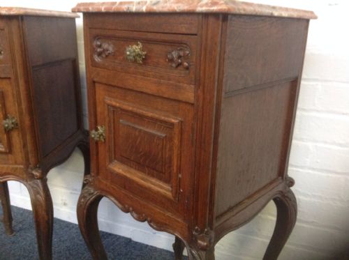 PAIR OF FRENCH BEDSIDE CABINETS - ADDITIONAL PHOTO 6