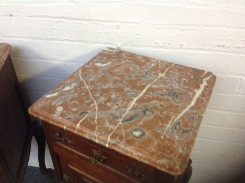 PAIR OF FRENCH BEDSIDE CABINETS - ADDITIONAL PHOTO 7