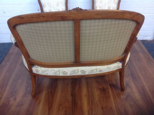FRENCH CARVED WALNUT SOFA SUITE - ADDITIONAL PHOTO 7