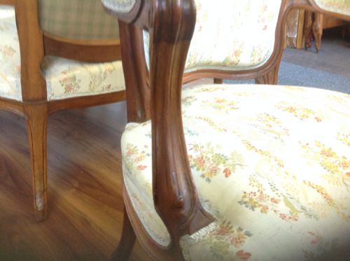 FRENCH CARVED WALNUT SOFA SUITE - ADDITIONAL PHOTO 10