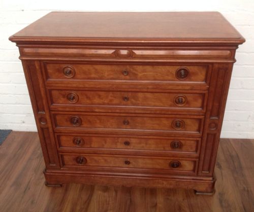 MAHOGANY FRENCH COMMODE CHEST - ADDITIONAL PHOTO 1