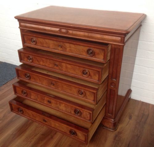 MAHOGANY FRENCH COMMODE CHEST - ADDITIONAL PHOTO 3