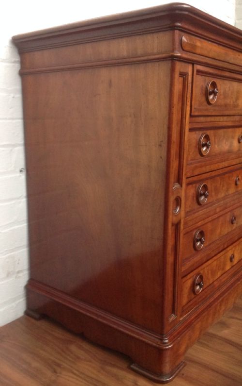 MAHOGANY FRENCH COMMODE CHEST - ADDITIONAL PHOTO 6
