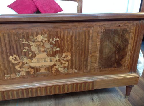 KINGSIZE INLAID FRENCH BED 1600 WIDE - ADDITIONAL PHOTO 2