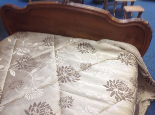 FRENCH WALNUT CARVED BED - ADDITIONAL PHOTO 8