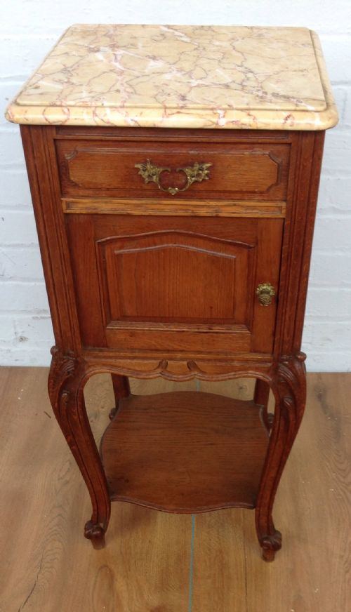 PAIR OF FRENCH BEDSIDE CABINETS - ADDITIONAL PHOTO 5