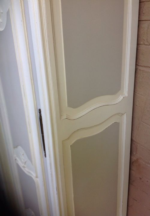 LARGE FRENCH PAINTED ARMOIRE - ADDITIONAL PHOTO 6