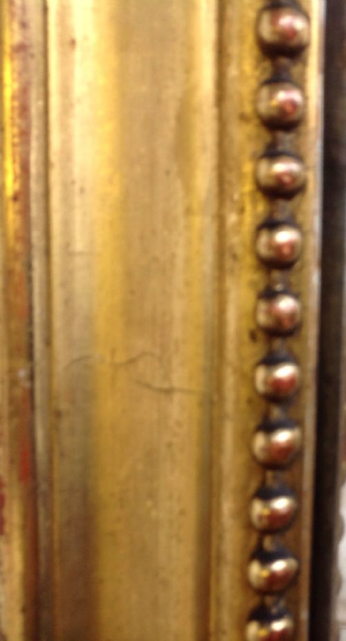 LARGE GUILT FRENCH WALL MIRROR - ADDITIONAL PHOTO 5