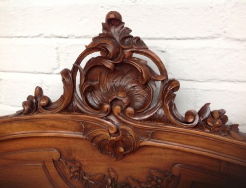 CARVED KINGSIZE FRENCH BED - ADDITIONAL PHOTO 3