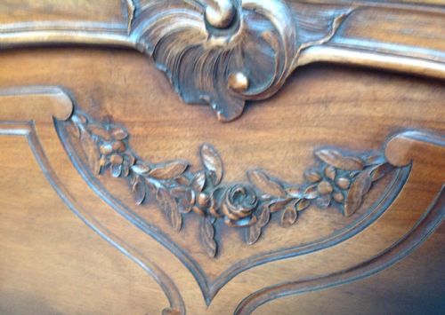 CARVED KINGSIZE FRENCH BED - ADDITIONAL PHOTO 13
