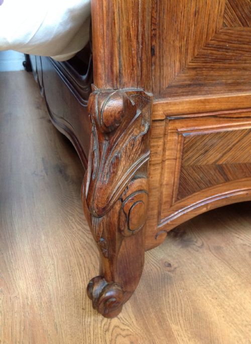 PAIR OF ROSEWOOD FRENCH BEDS - ADDITIONAL PHOTO 4