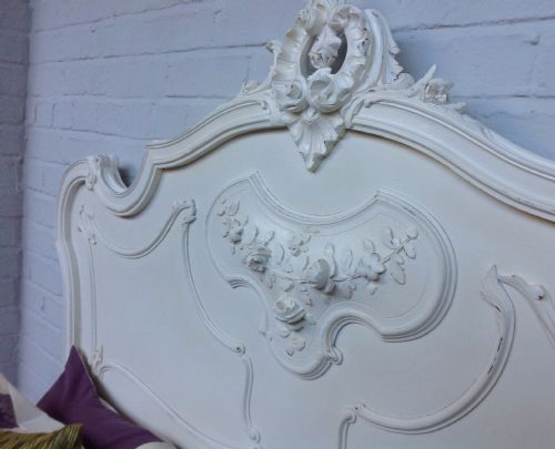 FRENCH PAINTED KINGSIZE BED - ADDITIONAL PHOTO 6