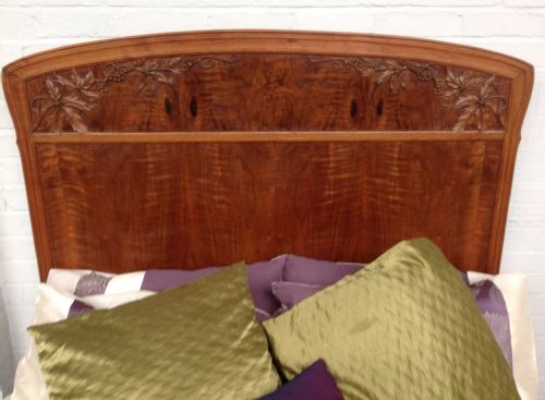 ARTS AND CRAFT OAK KINGSIZE BED - ADDITIONAL PHOTO 9