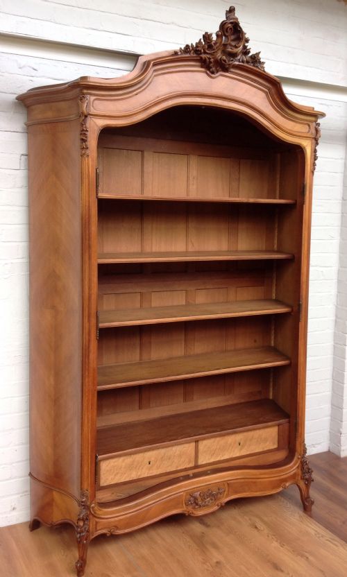 CARVED WALNUT FRENCH ARMOIRE - ADDITIONAL PHOTO 1