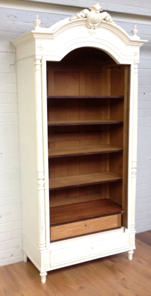 PAINTED FRENCH ARMOIRE - ADDITIONAL PHOTO 2