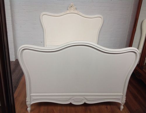 PAINTED FRENCH DOUBLE BED - ADDITIONAL PHOTO 2