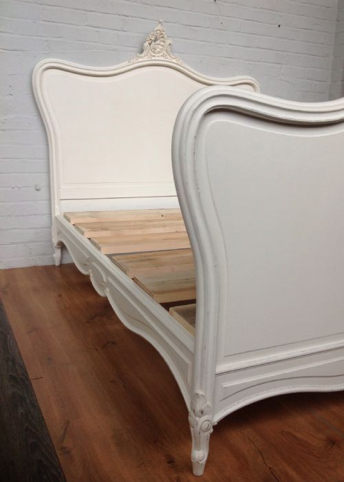 PAINTED FRENCH DOUBLE BED - ADDITIONAL PHOTO 6