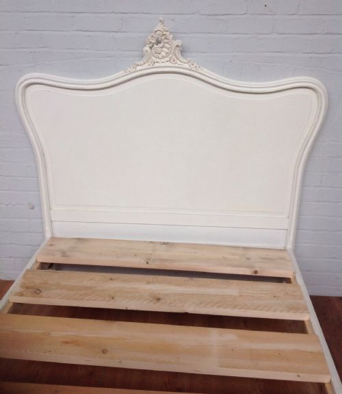 PAINTED FRENCH DOUBLE BED - ADDITIONAL PHOTO 8