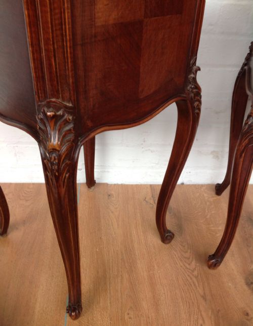 PAIR OF FRENCH ROSEWOOD BEDSIDE CABINETS - ADDITIONAL PHOTO 7