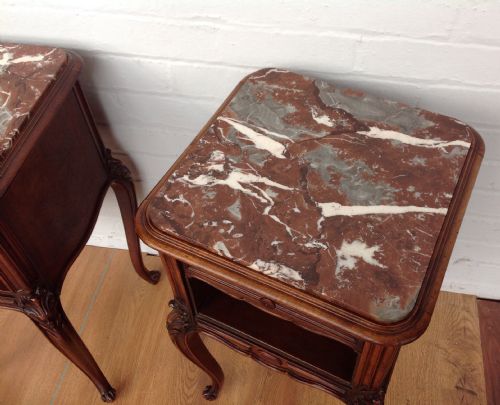 PAIR OF FRENCH ROSEWOOD BEDSIDE CABINETS - ADDITIONAL PHOTO 13