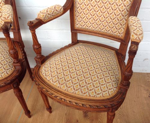 FRENCH WALNUT SOFA SUITE - ADDITIONAL PHOTO 2