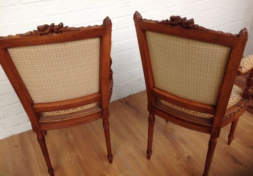 FRENCH WALNUT SOFA SUITE - ADDITIONAL PHOTO 5