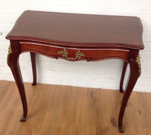 FRENCH MAHOGANY DRESSING TABLE DESK - ADDITIONAL PHOTO 1