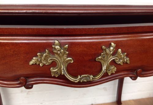 FRENCH MAHOGANY DRESSING TABLE DESK - ADDITIONAL PHOTO 4