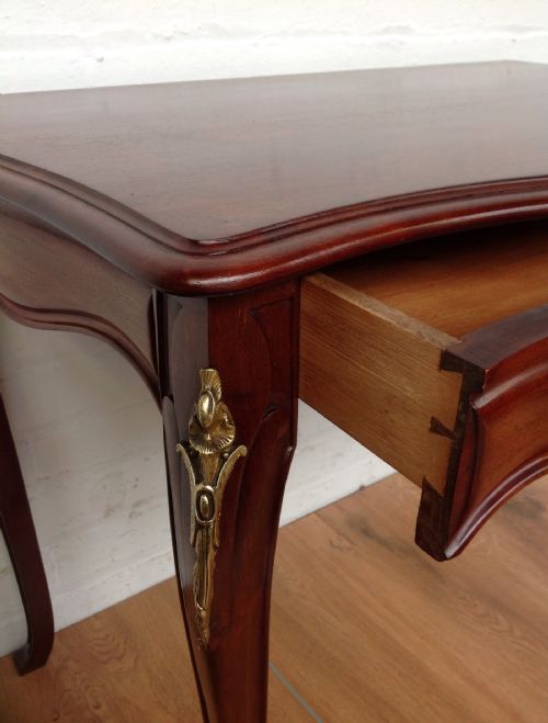FRENCH MAHOGANY DRESSING TABLE DESK - ADDITIONAL PHOTO 6