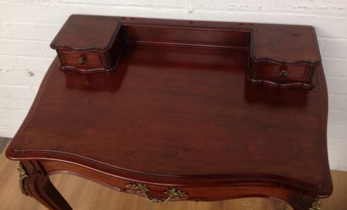 FRENCH MAHOGANY DRESSING TABLE DESK - ADDITIONAL PHOTO 7