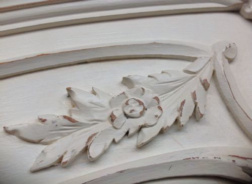 FRENCH PAINTED WALNUT ARMOIRE - ADDITIONAL PHOTO 3