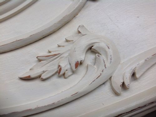 FRENCH PAINTED WALNUT ARMOIRE - ADDITIONAL PHOTO 5