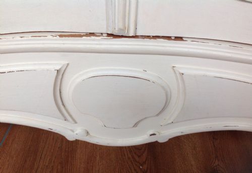 FRENCH PAINTED WALNUT ARMOIRE - ADDITIONAL PHOTO 9